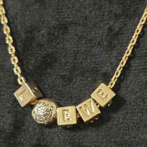 Gold Necklace and Bracelet Set